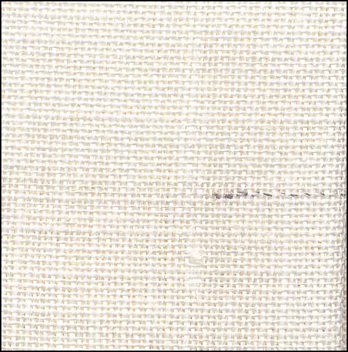 25ct Oyster Linen Short Cut 33"x42" with flaws - Click Image to Close